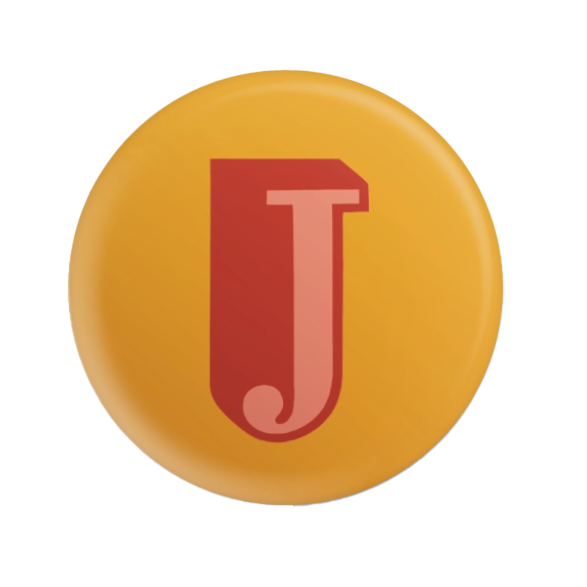 Letter J Button