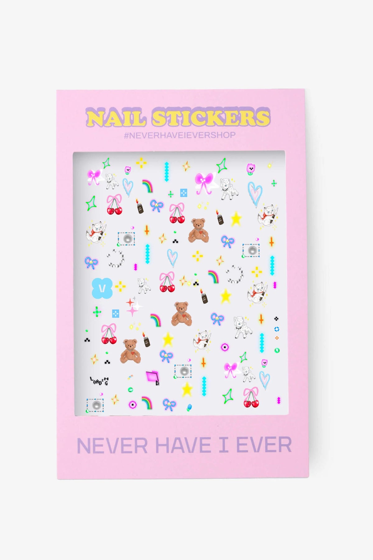 Just Being Cute Nail Stickers by Vyolet Jin