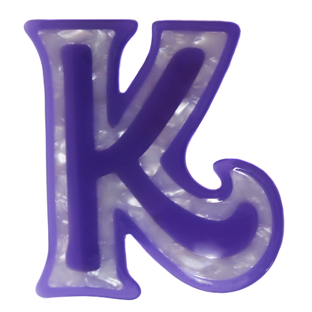 Letter K Hair Clip