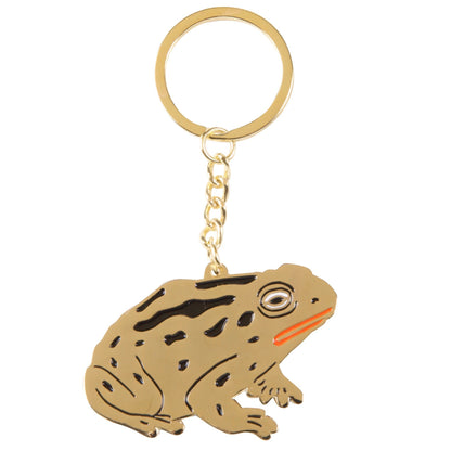 Gold Toad Keychain