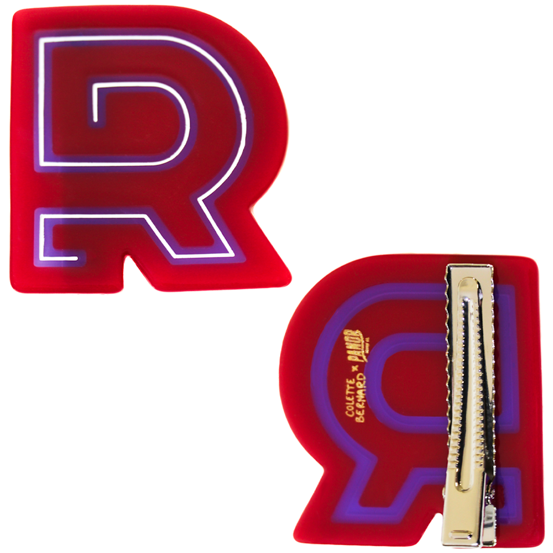 Letter R Hair Clip