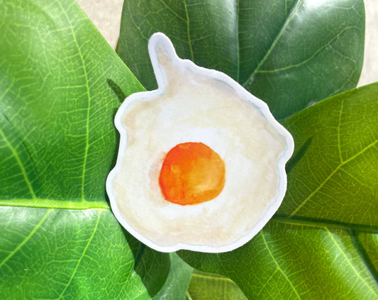Round Egg Sticker