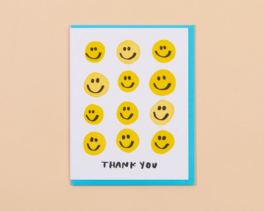 Smiley Thank You Card