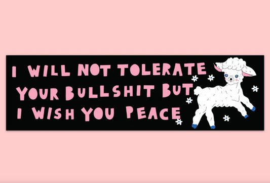 Lamb Bumper Sticker