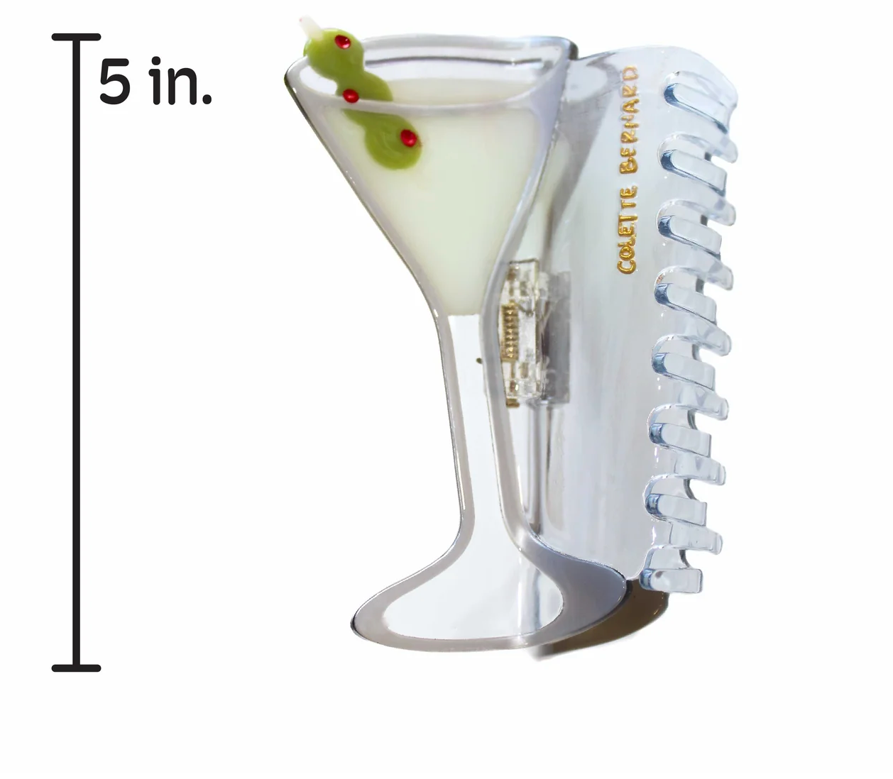 Martini Glass Mega Hair Claw