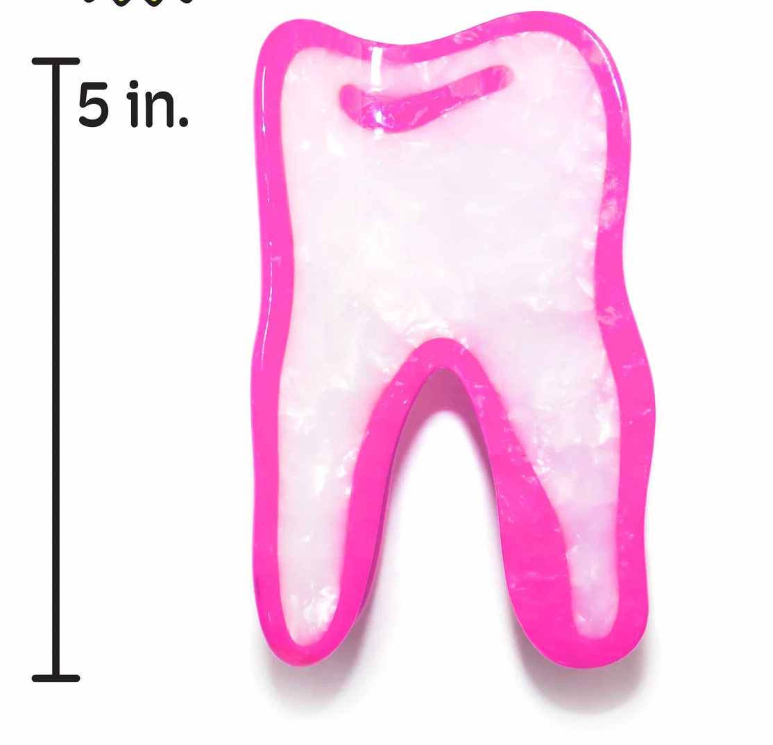 Pink Wisdom Tooth Mega Hair Claw