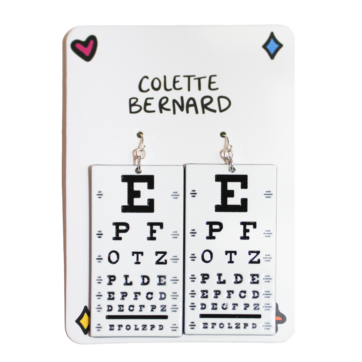 Vision Chart Earrings