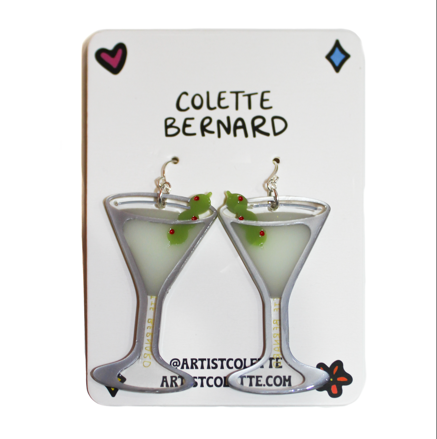 Martini Earrings