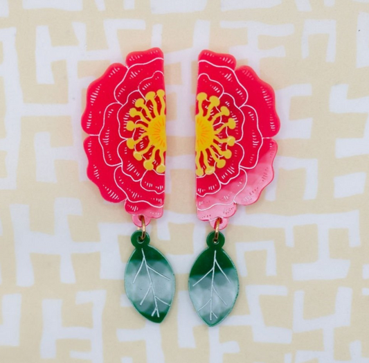 Camellia Echo Earrings