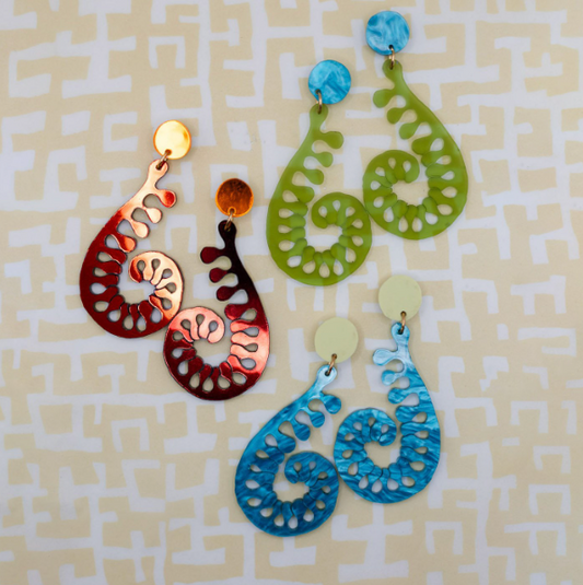 Resurrection Fern Earrings