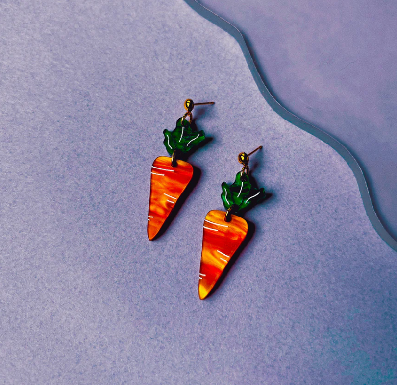 Carrot Earrings