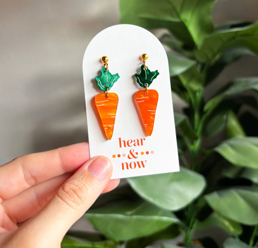 Carrot Earrings