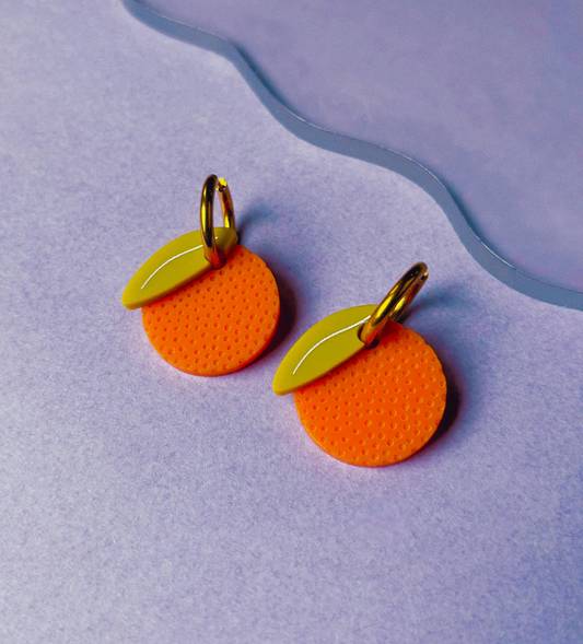 Orange Earrings