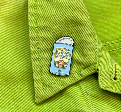 Toe Beans Enamel Pin