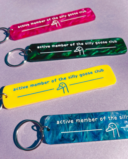 Silly Goose Club Keychain