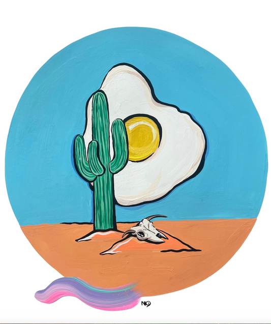 Desert Egg Print