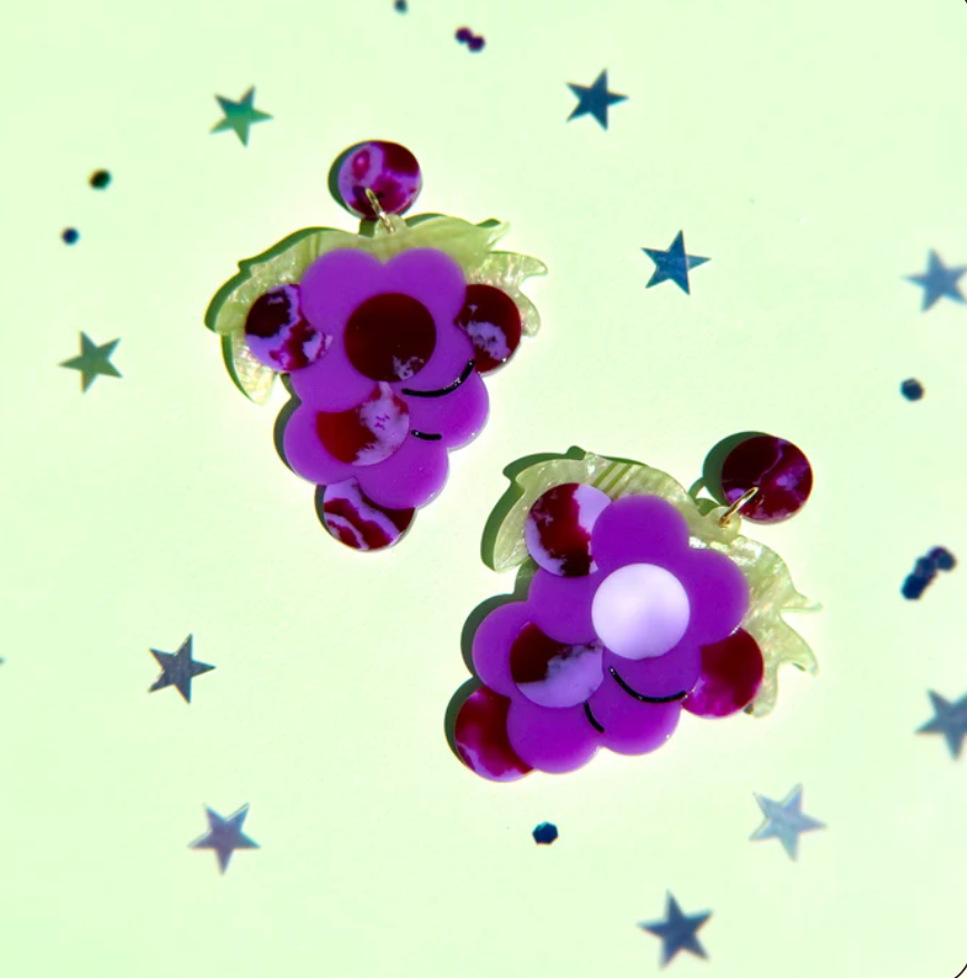 Grape Bunch Earrings