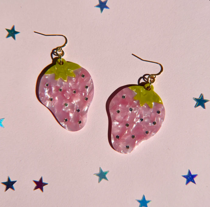 Strawberry Sparkle Earrings