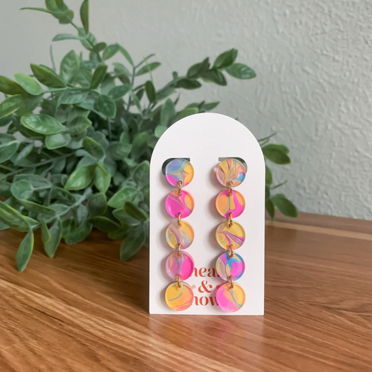 Circle Drops- Retro Swirl