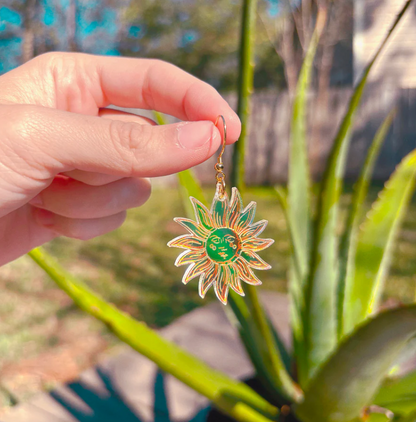 Iridescent Sun Earrings