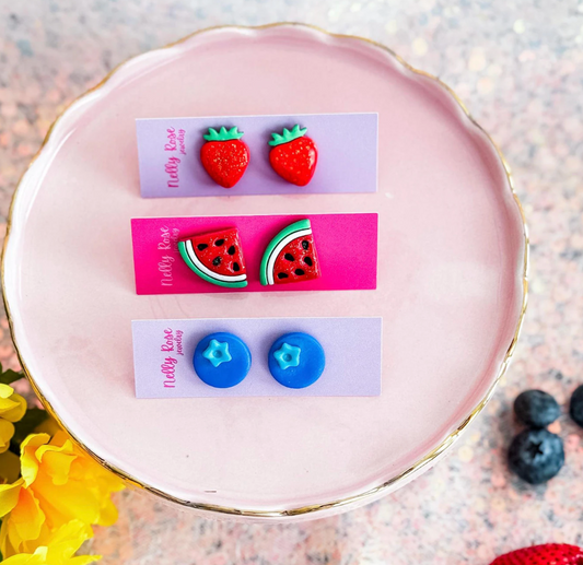 Strawberry Stud Earrings