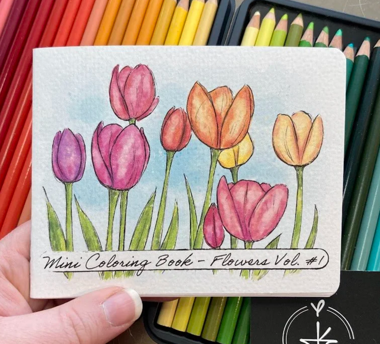 Mini Color Book- Flowers Vol. 1