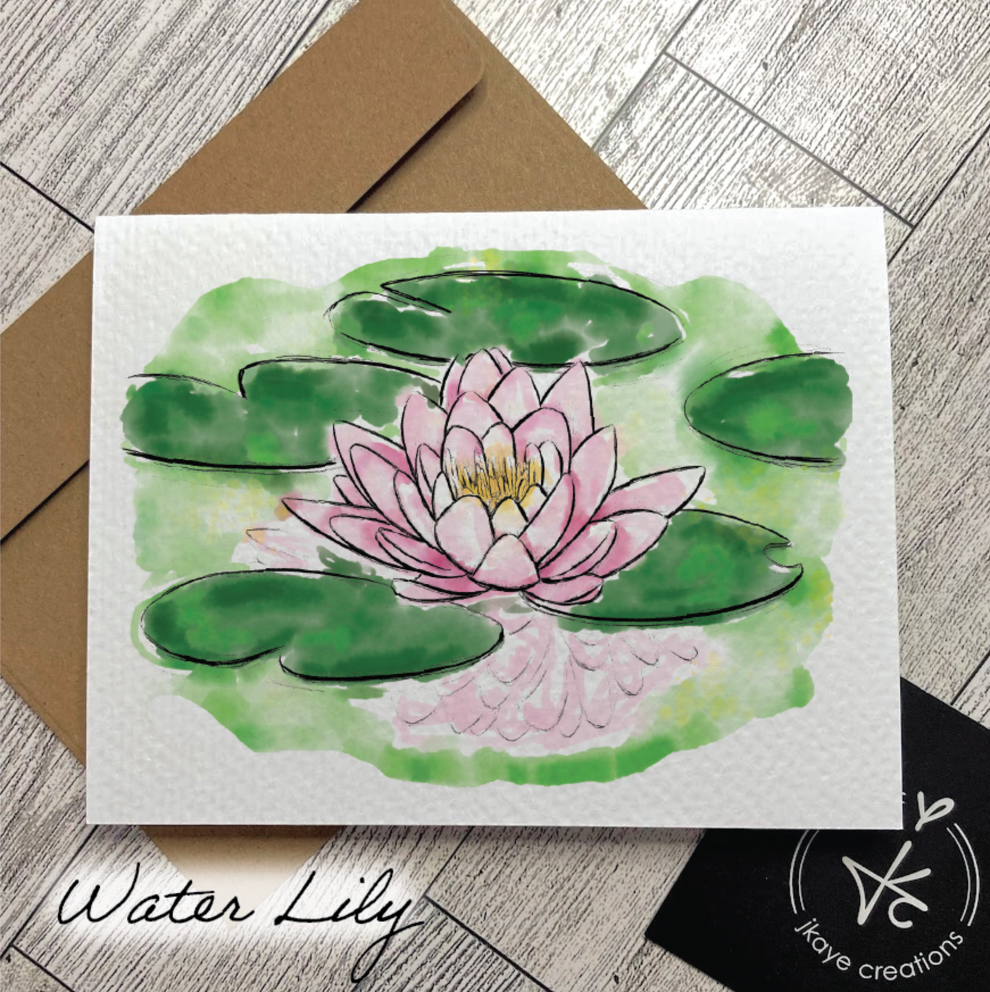 Water Lily Greeting Card