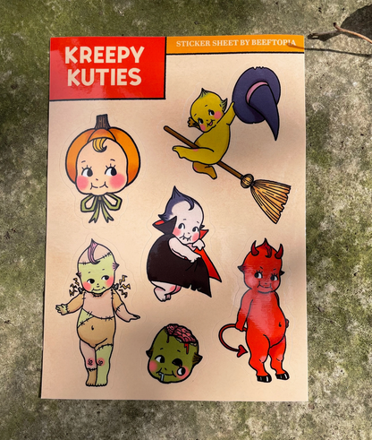 Kreepy Kuties Sticker Sheet