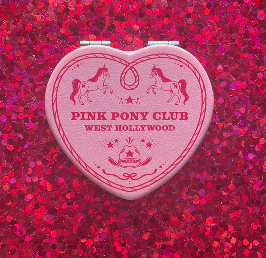Pink Pony Club Compact Mirror