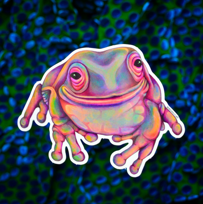 Smiling Frog Sticker