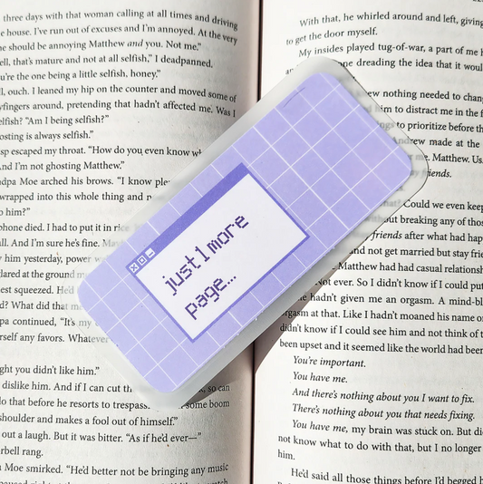 Just 1 More Page... Bookmark