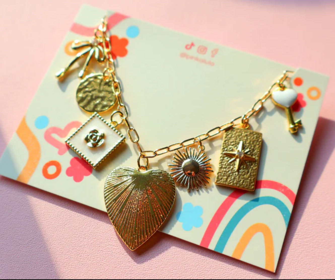Vintage Love Charm Necklace