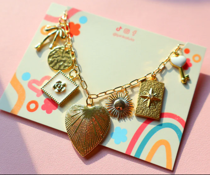 Vintage Love Charm Necklace
