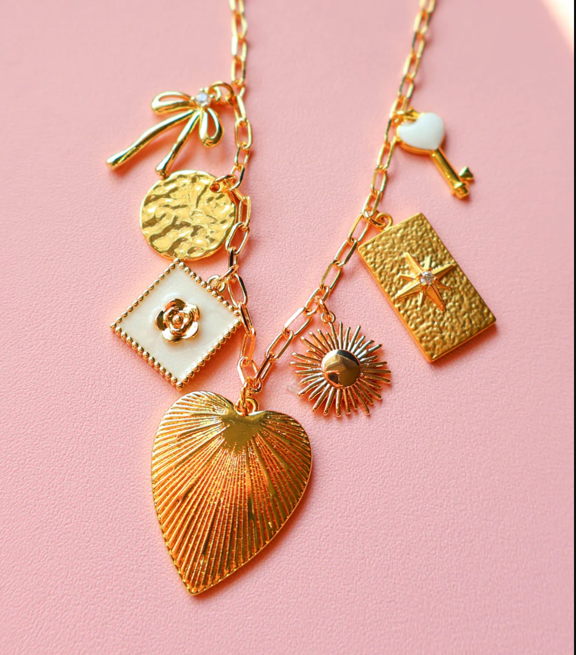 Vintage Love Charm Necklace