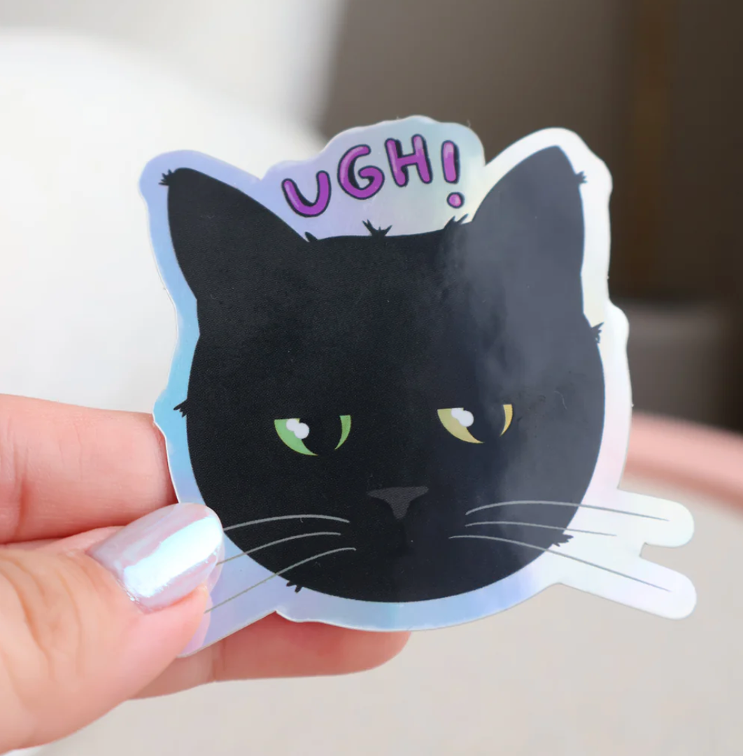 Ugh! Cat Holo Sticker