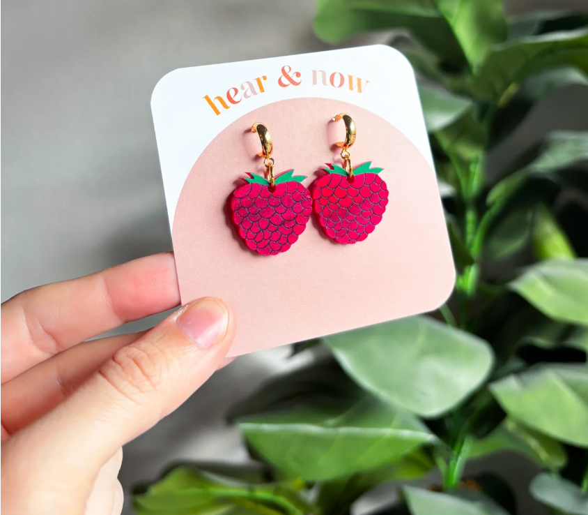 Raspberries Earrings