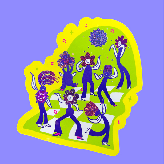 Flower Party Sticker