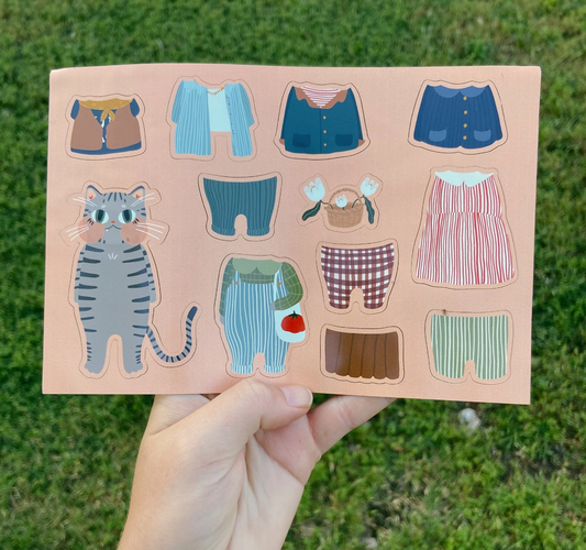Dress Up Nola Magnet Sheet