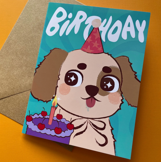 Birthday Dog Card