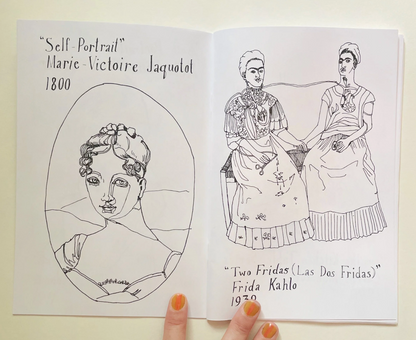 Self-Portraits By Women Artists Coloring Book