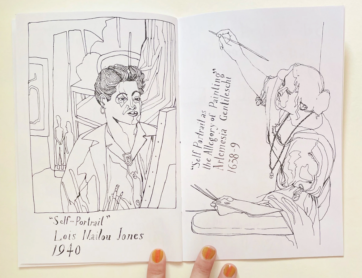 Self-Portraits By Women Artists Coloring Book
