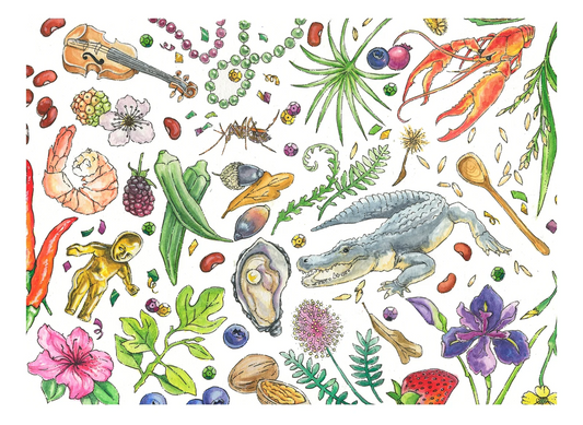 Louisiana Summer Print