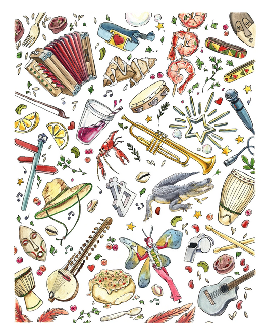 Festival's A Mess Print