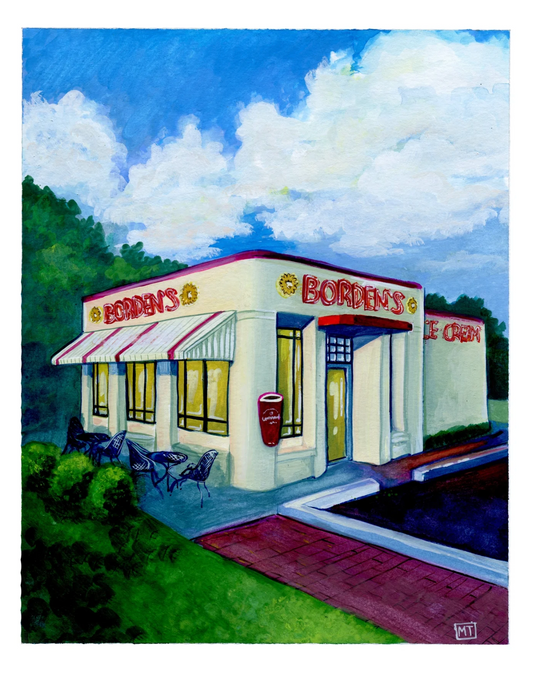 Borden's Ice Cream Shoppe Print