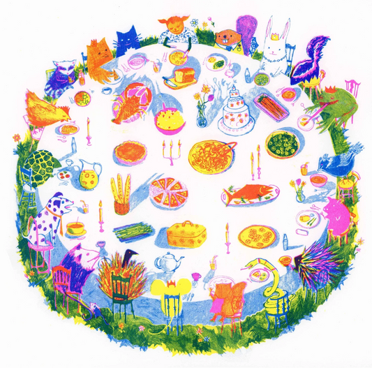 The Banquet Riso Print