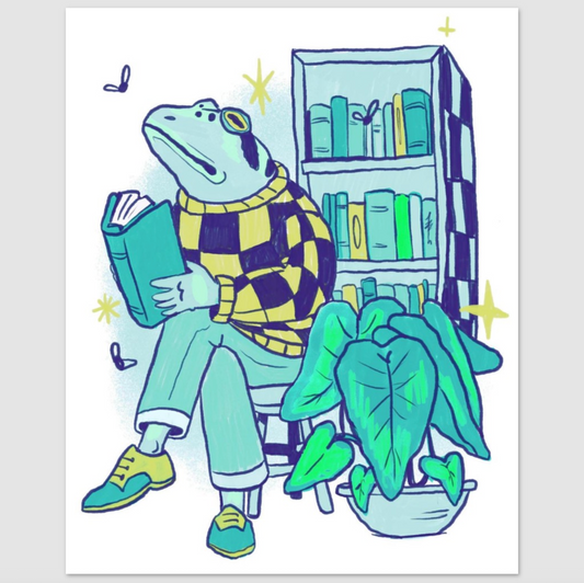 Book Snacks Print