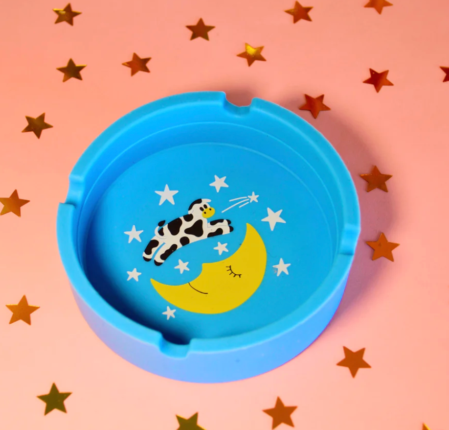 Cow Over the Moon Ash Tray