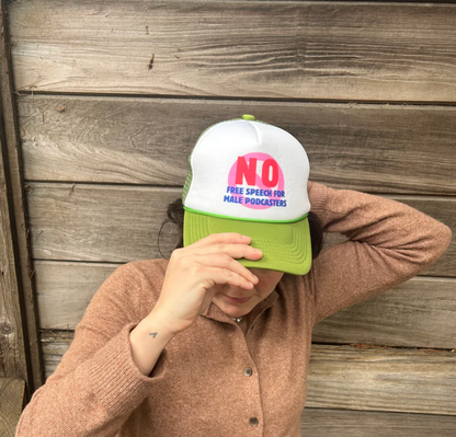 No Free Speech For Male Podcasters Hat