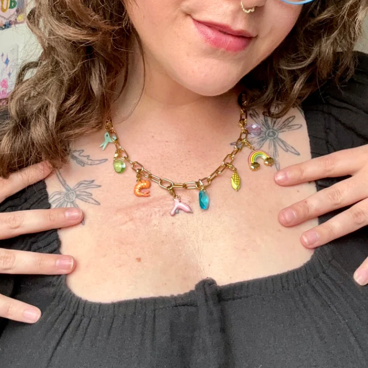 TPF X Shitty Craft Club Charm Necklace