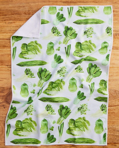 Asian Vegetable Dish Towel